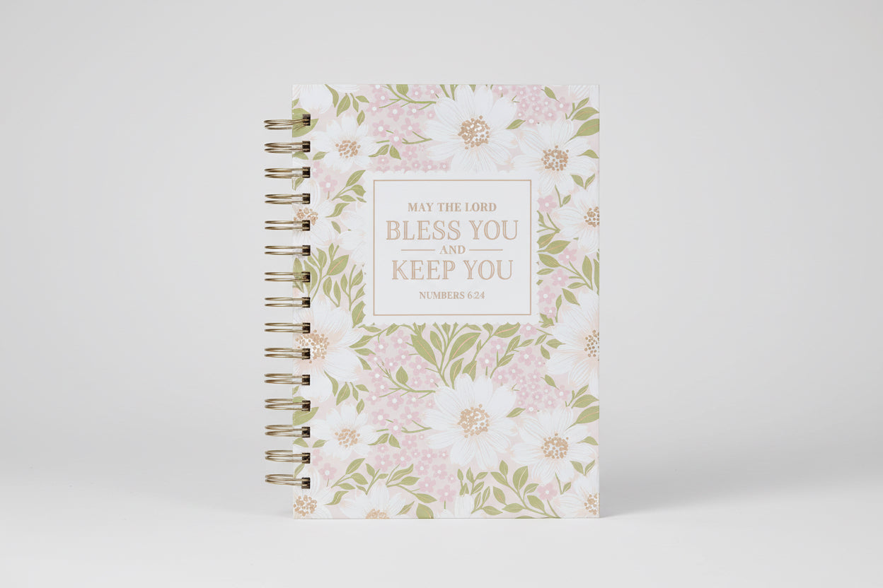 Journal || Pink Floral || Num. 6:24