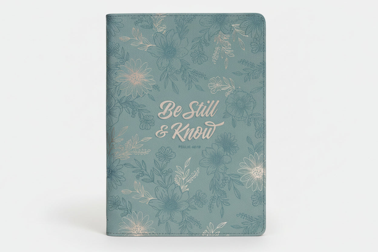 Journal with Zip || Be Still & Know || Ps. 46:10