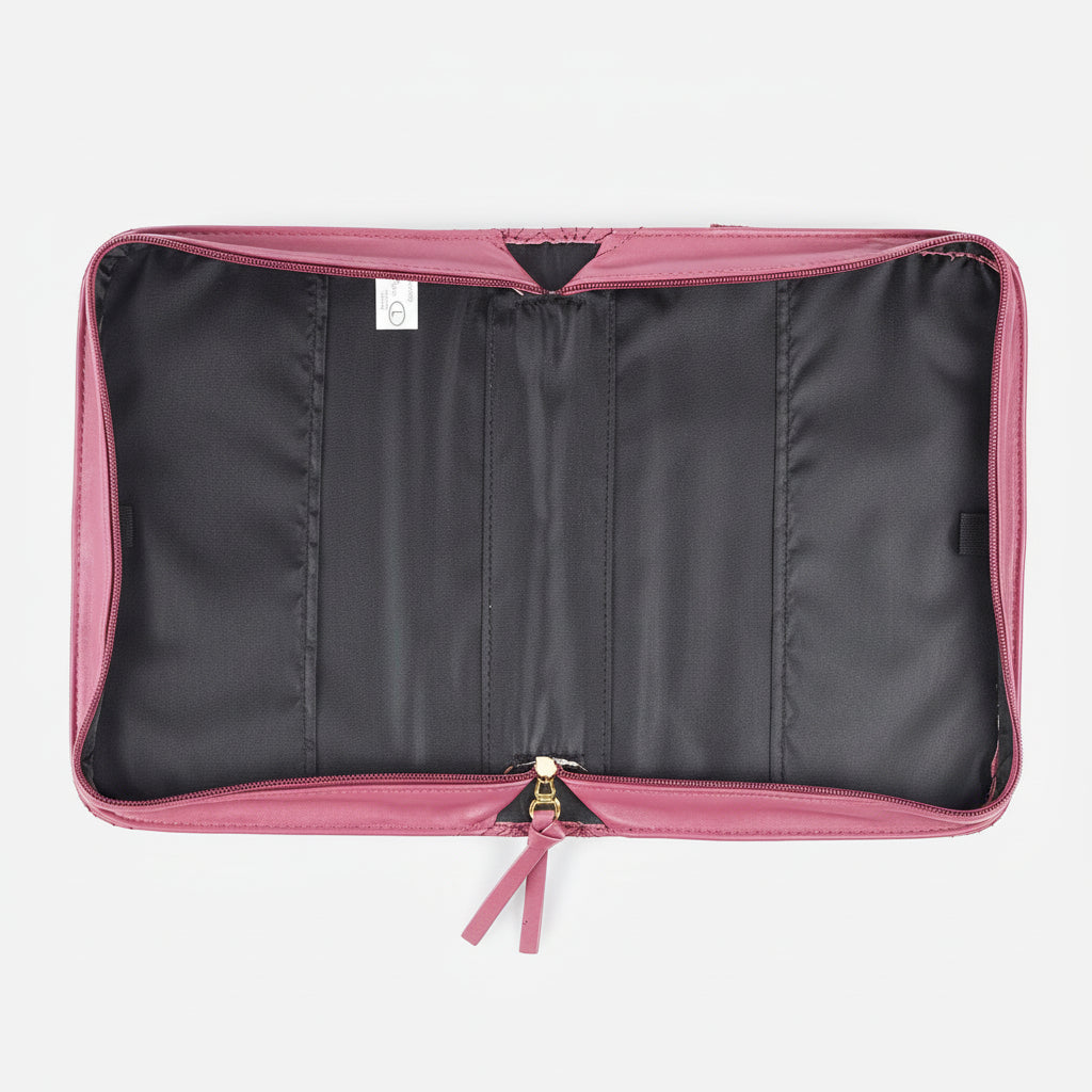 Pink Bible Cover || Grace Badge