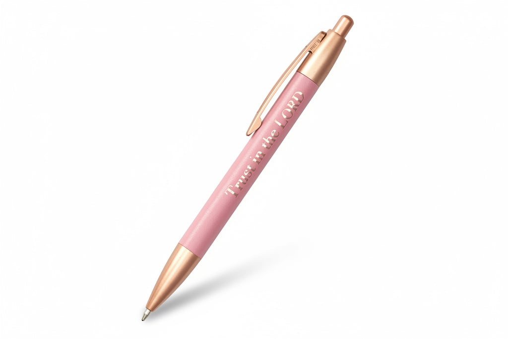 Pink Pen in Gift Box || Proverbs 3:5