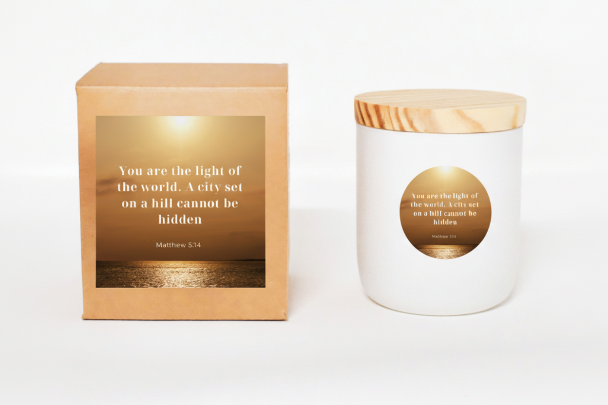 You Are The Light ||Grapefruit + Blackberry Soy Candle