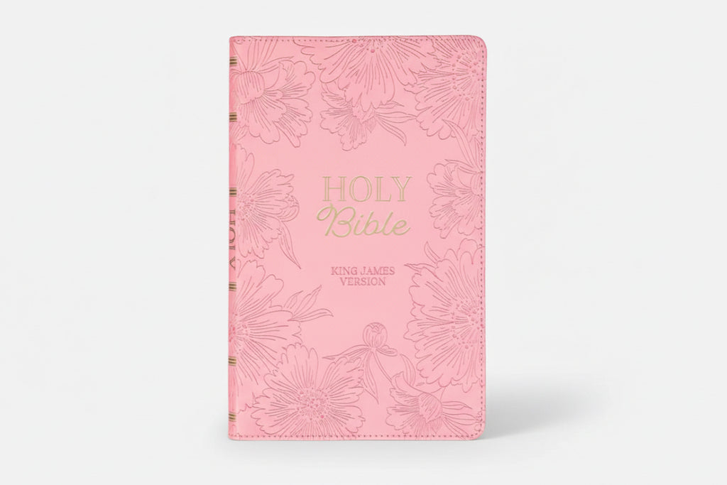 KJV Bible || Faux Leather || Light Pink