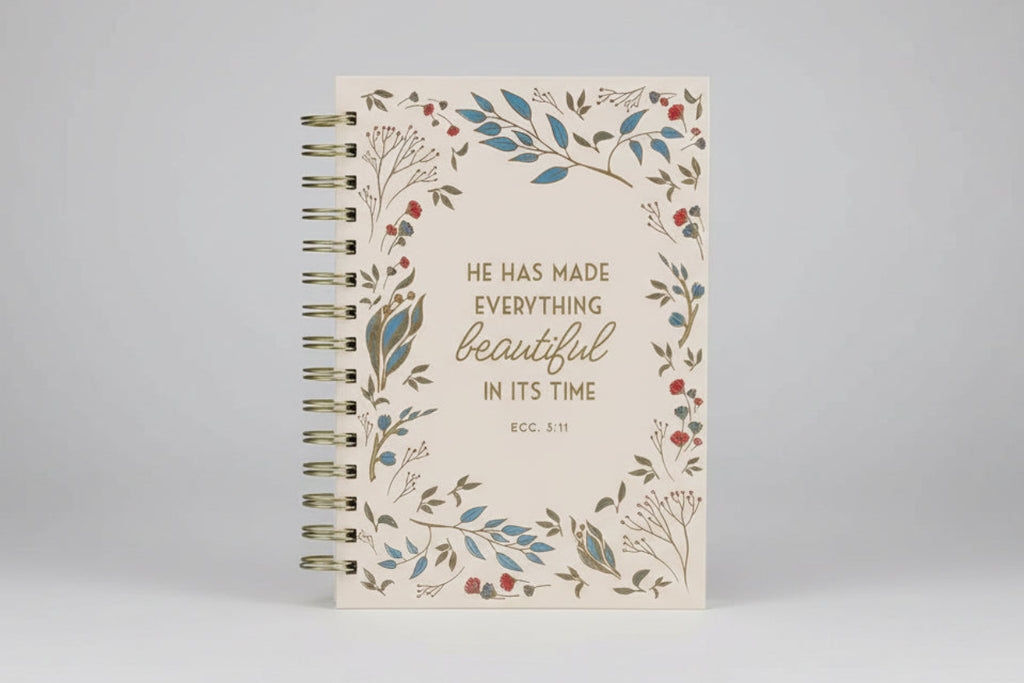 Ivory Floral Journal || Ecc 3:11
