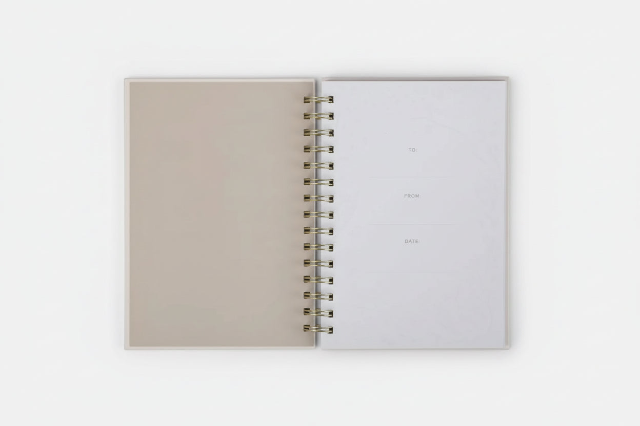 Ivory Floral Journal  Ecc 3:11