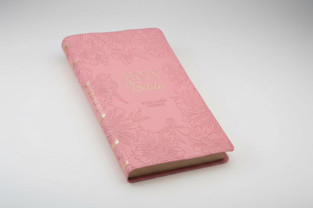 KJV Bible || Faux Leather || Light Pink