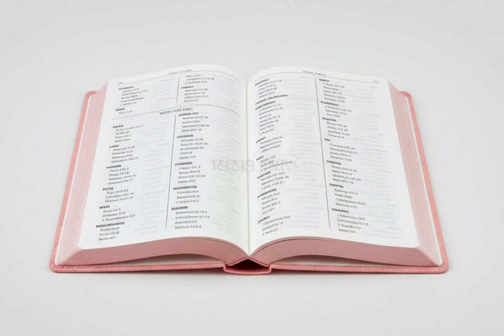 KJV Bible || Faux Leather || Light Pink