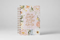 Journal Wirebound Pink Floral Strength & Dignity Prov. 31:25